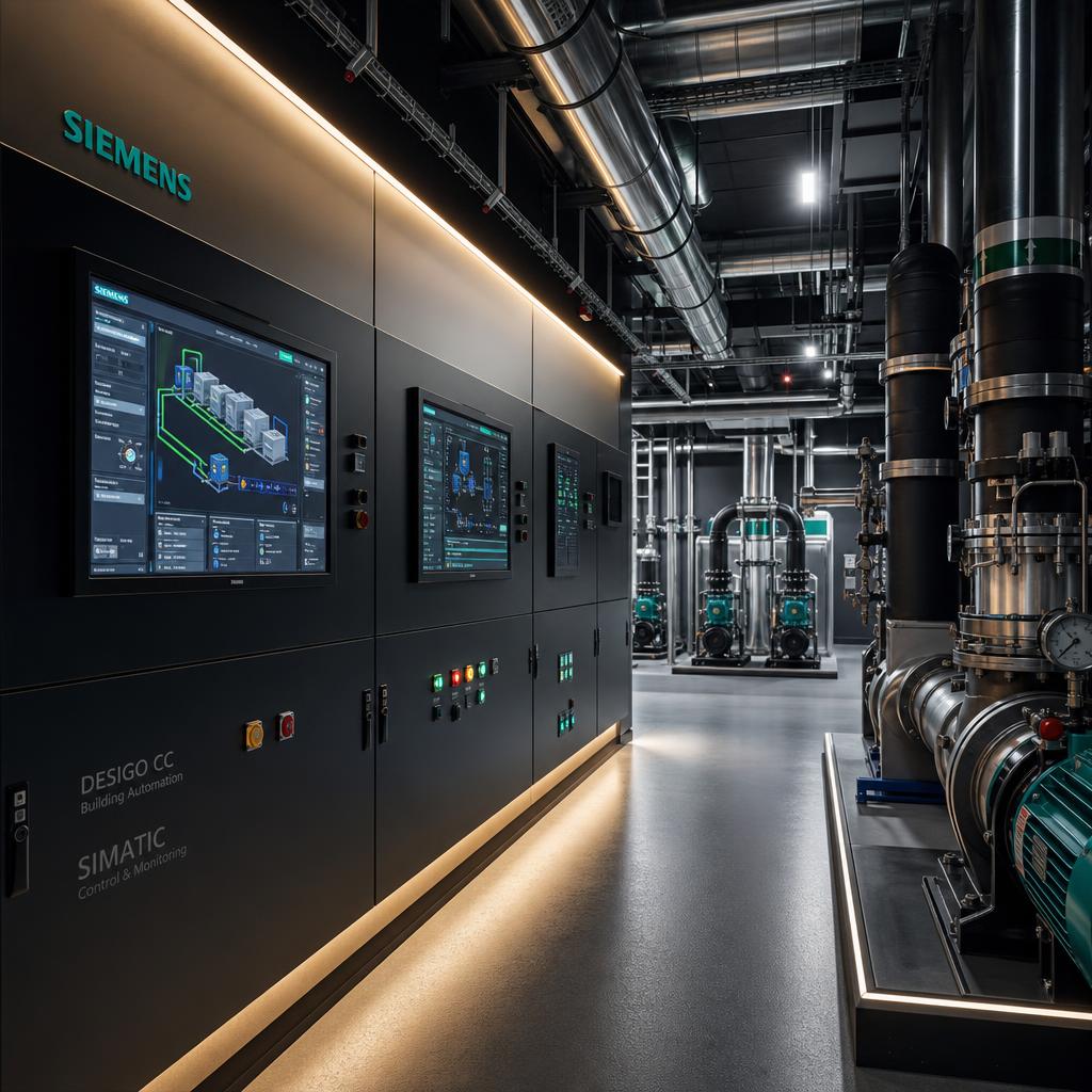 Building management system plant room